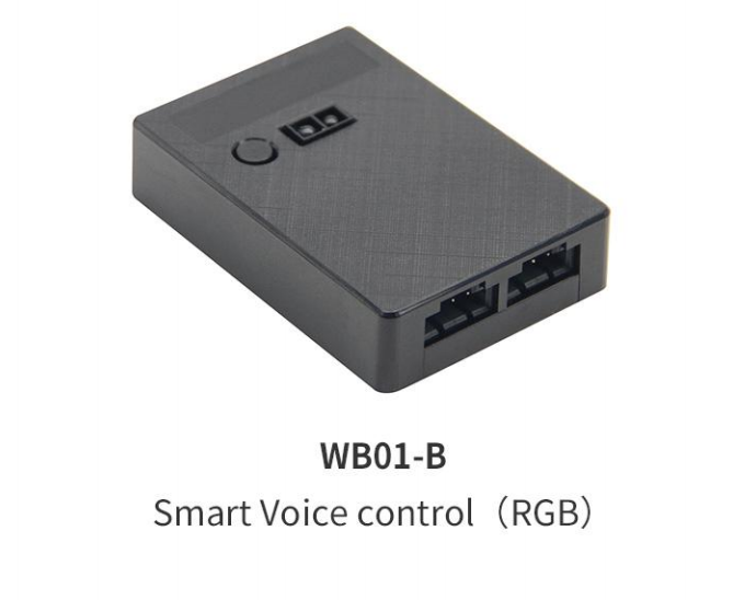 WB01-B Black Smart Voice Control System for SL04 RGB LED Shelf Floating Light with Alexa Google Assistant App Remote Control