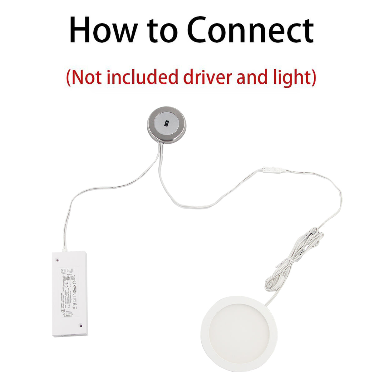 IH03 Handwave Sensor Switch – Surface Mounted, Handwave Control, Ideal for Bathroom Mirrors or Kitchen Counters