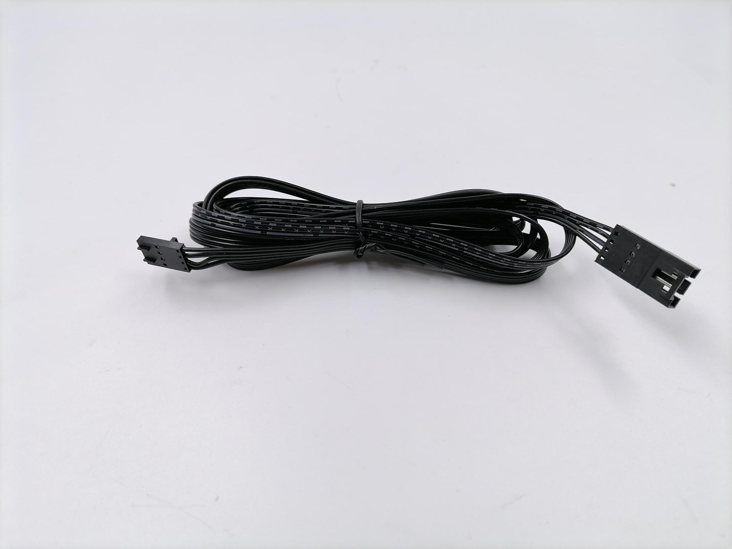 6PCS SL04 Extension Cable 4pin 6.56ft/2000mm Black Color for VST LED Glass Floating Shelf Light