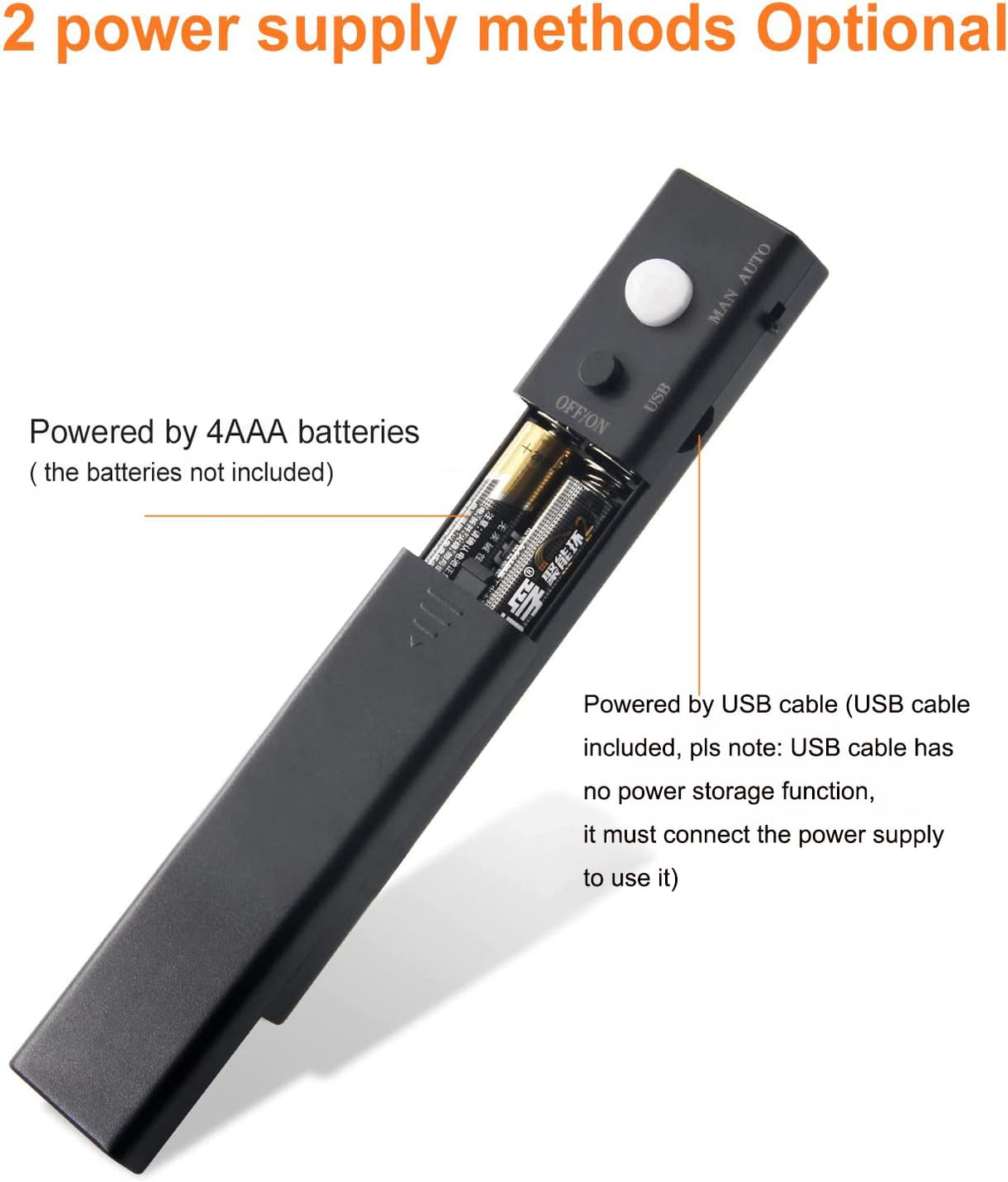 BT13 LED Strip Light, Motion Sensor LED Tape Light with Battery Operated for Closet Wardrobe Stair Bedroom (3000K Warm White) 6.56ft