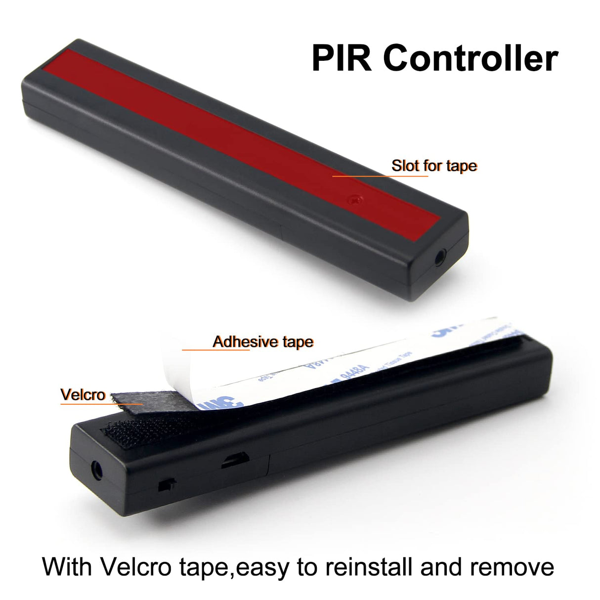 BT13 LED Strip Light, Motion Sensor LED Tape Light with Battery Operated for Closet Wardrobe Stair Bedroom (3000K Warm White) 6.56ft