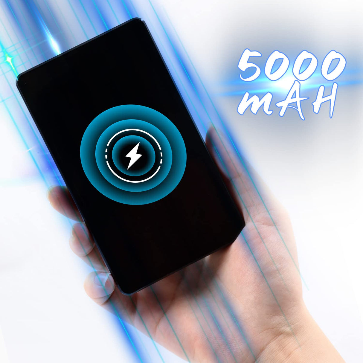 FSA6 12V RGB Strip Light (9.8ft) with Rechargeable Power Bank, Smart APP Control, Music Sync & Color Changing, IP65 Waterproof for Indoor & Outdoor Use