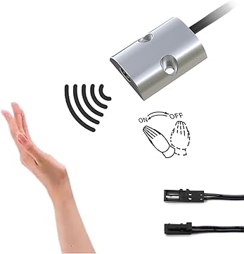 IH02 12V/24V 3A Surface Mounted LED Under Cabinet Light Sensor Switch - Instant On When Waving Hand
