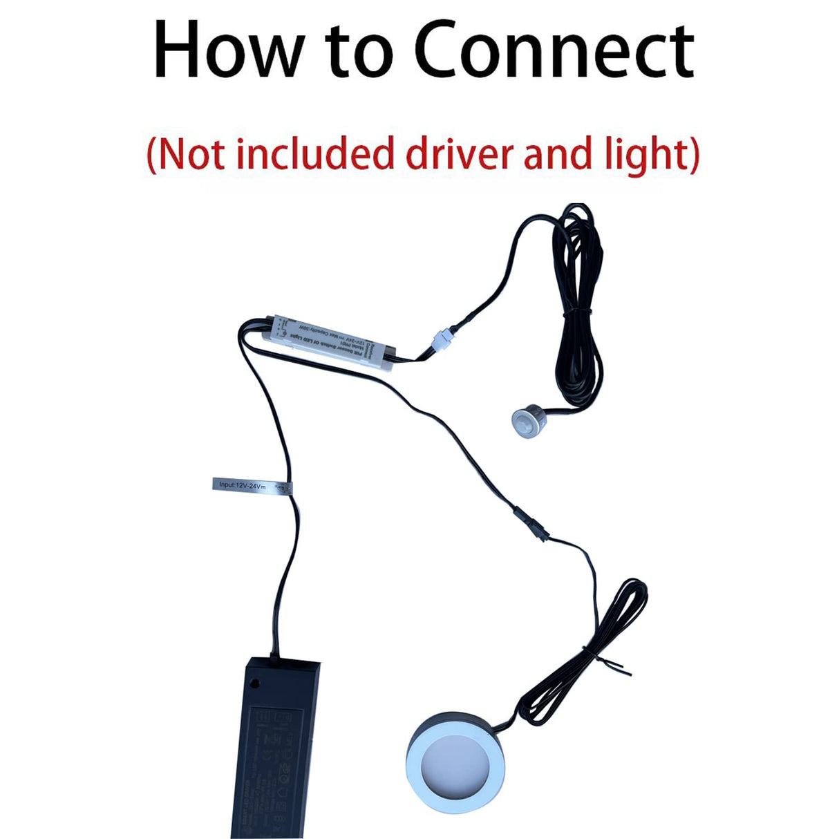 PR01 Motion Sensor Light Switch, IR Sensor Switch, LED Light Automatic Switch Door Switch for Closet Light Under Cabinets Counters Closets Wardrobes with 12V JST Male and Female (DC 12-24V)