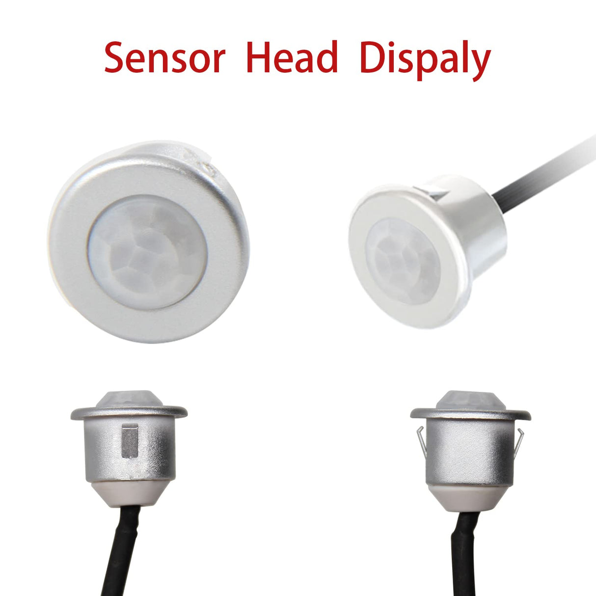 PR01 Motion Sensor Light Switch, IR Sensor Switch, LED Light Automatic Switch Door Switch for Closet Light Under Cabinets Counters Closets Wardrobes with 12V JST Male and Female (DC 12-24V)