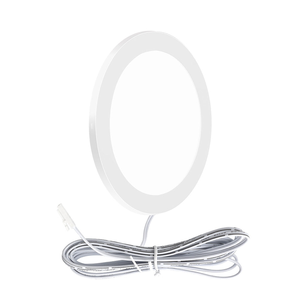 PL07 12V 3W Ultra Thin 4000K Surface Mounted LED Panel Light RA80+ for Closet Kitchen & Bedroom