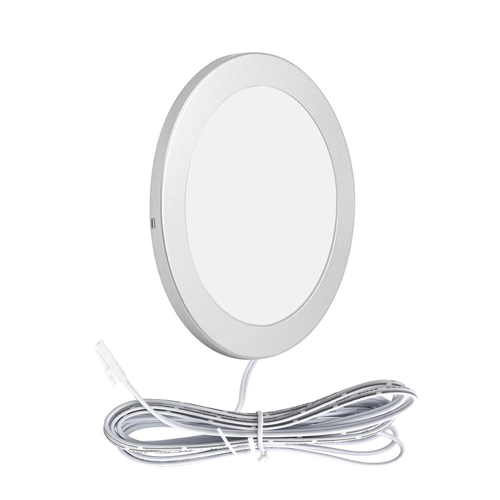 PL07 12V 3W Ultra Thin 2700K-6500K Surface Mounted LED Panel Light RA80+ for Kitchen Living Room & Bookshelf