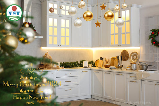 Merry Christmas 2024 and Happy New Year 2025 |VST Lighting|Cabinet Lighting Solution Provider