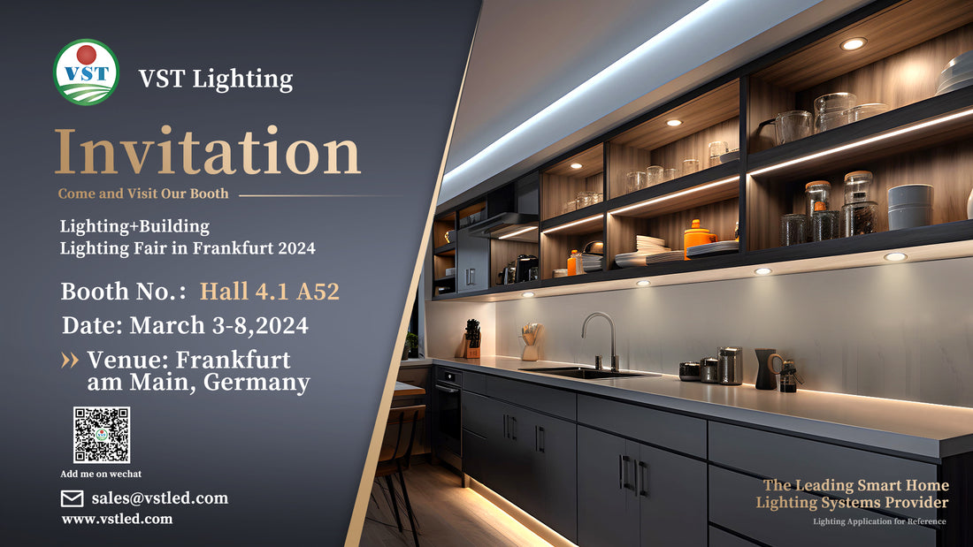 Visit VST Lighting at Lighting+Building, Lighting Fair in Frankfurt 2024