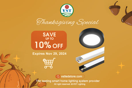 VST Lighting’s Smart LED Cabinet Lighting Solutions|Brighten Up 2024 Thanksgiving