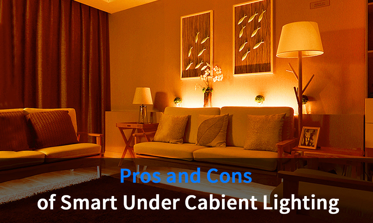 Pros and Cons of Smart Under Cabinet Lighting