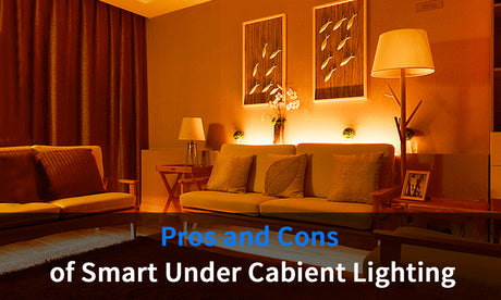 Pros and Cons of Smart Under Cabinet Lighting