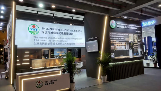 VST Lighting(VSTLED.COM) attended CIFM/interzum guangzhou Furniture Production Fair to show smart home lighting solutions