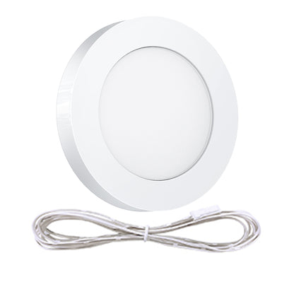 VST PL05 Recessed or Surface Mount Wiring Puck Light for Kitchen, Wardrobe, Showcase Display