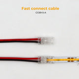 CC69-5-A 2-Pin Solderless Connector for 12V 5mm COB LED Strip Lights