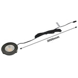 CB29 12V 2.5W Recessed or Surface Mounted Undercabinet  3000K LED Puck Light for Kitchen Living Room and Undercabinet