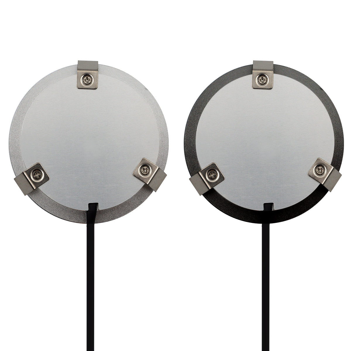 CB29 12V 2.5W Recessed or Surface Mounted Undercabinet  3000K LED Puck Light for Kitchen Living Room and Undercabinet