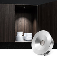 CB31 12V 1W Mini LED Puck Light Recessed Mounted Panel Light for Studio Kitchen & Dining Room