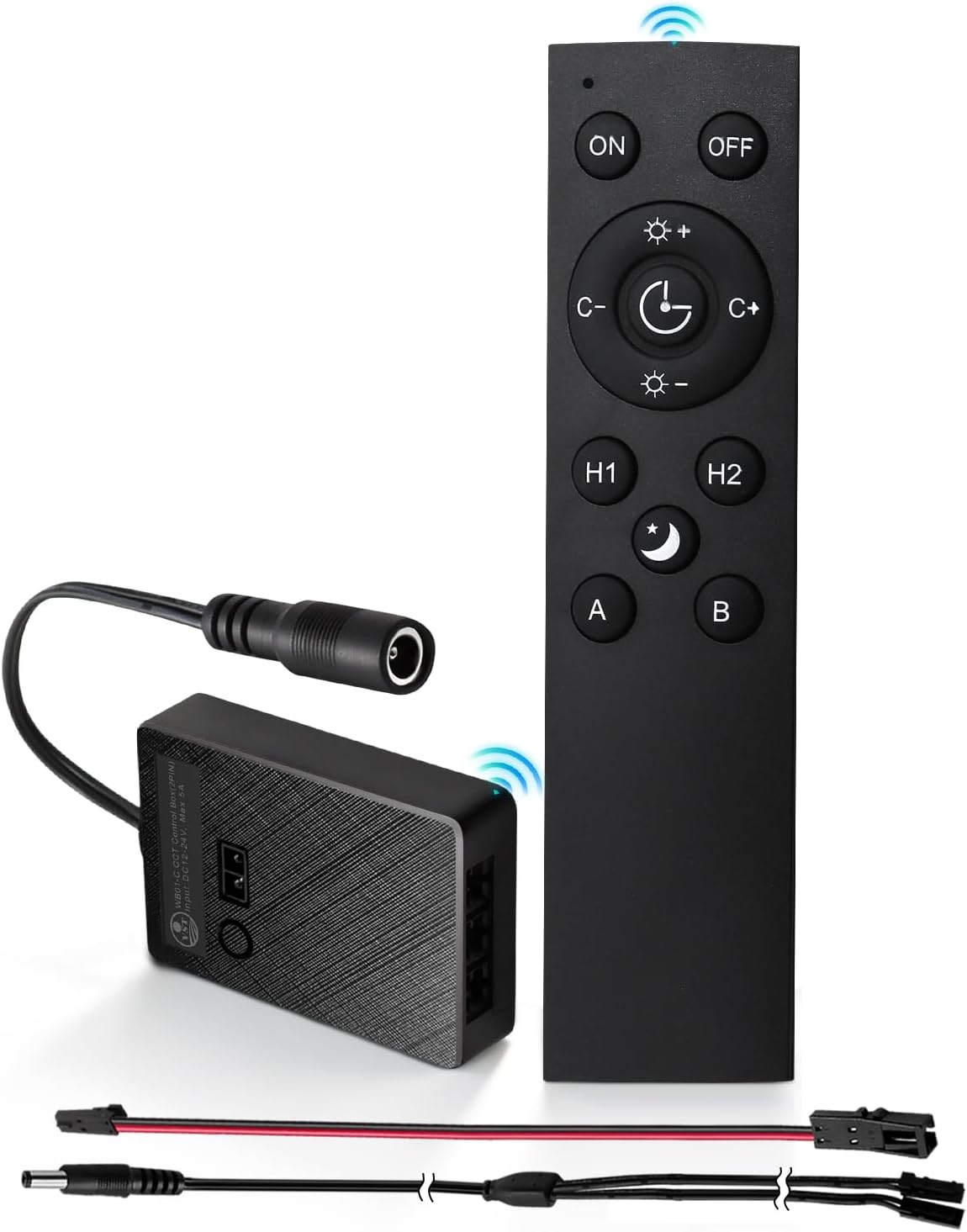 WB01-C Smart CCT Voice Activated Controller with Touch, App Switch & Remote Control