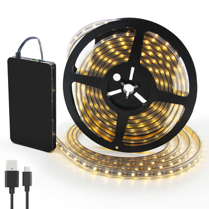 Battery-Operated Waterproof LED Strip Lights with Motion Sensor | VST