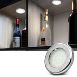 CB10 12V 1.8W Undercabinet Puck Light Recessed Mounted LED Panel for Kitchen Counter & Display Cabinet