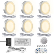 PL05 12V 1.8W LED Cabinet Light 3000K with Wireless Touch Sensor Switch for Bedroom Display Cabinet & Wine Cabinet