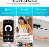 APE2 Smart Under Cabinet Lighting, UL Listed CRI 93+ CCT COB Strip Lights Alexa & Google Compatible APP Remote, Handwave and Voice Control Under Counter Lights for Kitchen Cabinet Closets (6 Bars)