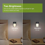 BT09 Mini 68mm LED Motion Sensor Light 3000K Warm White 3.7V 0.2W Black/Silver for Bedrooms Wardrobes & Hallways