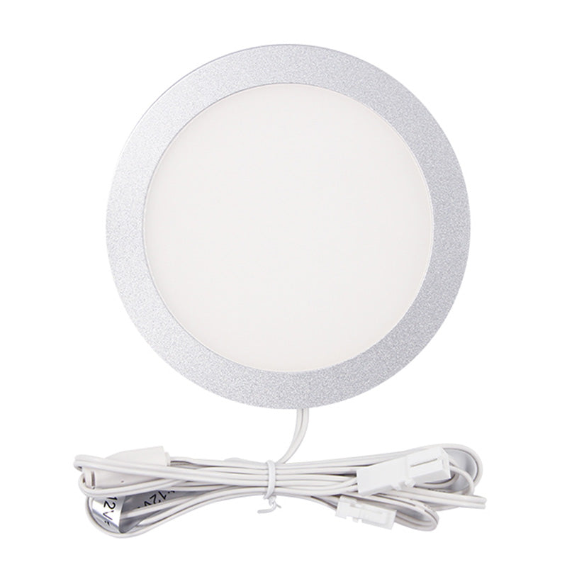 PL07 Under Cabinet Mini Panel Lighting 12V 2.5W Surface Mount Puck Light for Kitchen Van Truck Car Galley Downlight
