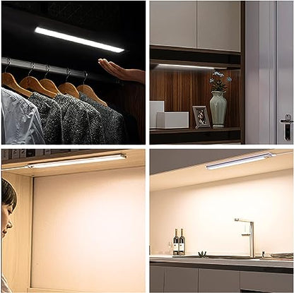 VST Led Under Cabinet and Closet Lights with Plugged-in,Handwave Activated Stepless Dimming Light