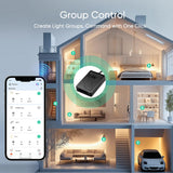 WB01-C Smart CCT Voice Activated Controller with Touch, App Switch & Remote Control