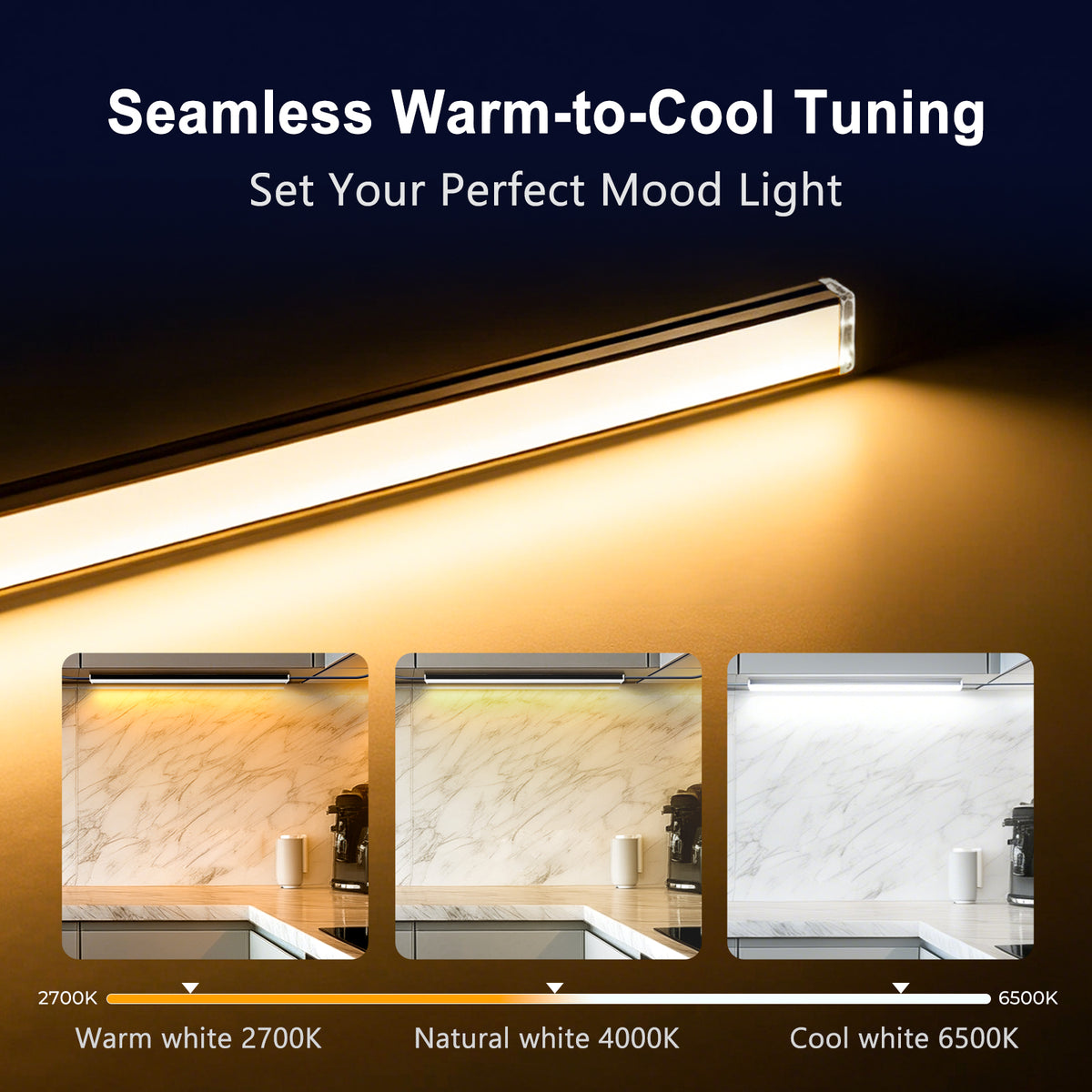 Cabinet lighting effect