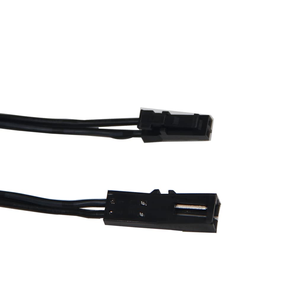 1 PCS CC27-2 Black Flexible Extendable Cable 6.56ft with 12V JST Connector Male and Female for 12V Puck Lights, LED Strip Light, 12V Driver
