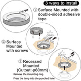 PL05 12V 1.8W LED Cabinet Light 3000K with Wireless Touch Sensor Switch for Bedroom Display Cabinet & Wine Cabinet