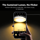 CB10 12V 1.8W Undercabinet Puck Light 4000K Surface Mounted LED Panel for Closet & Display Cabinet