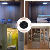 ID01 Motion Sensor Light Switch, Silver IR Sensor Switch Door Activated Light Switch for Closet Light LED Lights and Under Cabinet Lighting (DC 12/24V 3A)