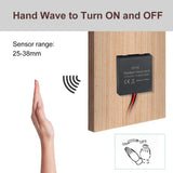 IH16 Spacer Handwave Sensor Switch – Surface Mounted, Handwave Control, for Modern Vanities or Workspace Lighting