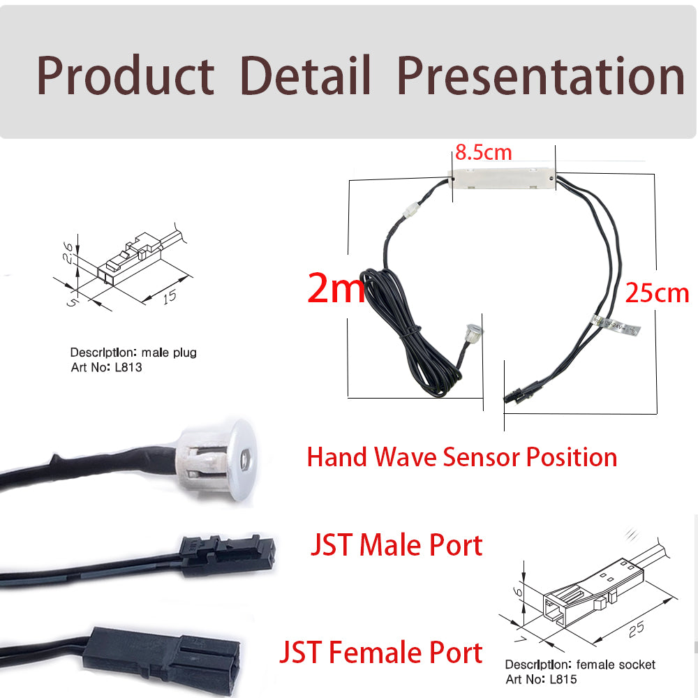 IR Handwave Dimmable Switch for LED Strip Light and Under Cabinet Lighting
