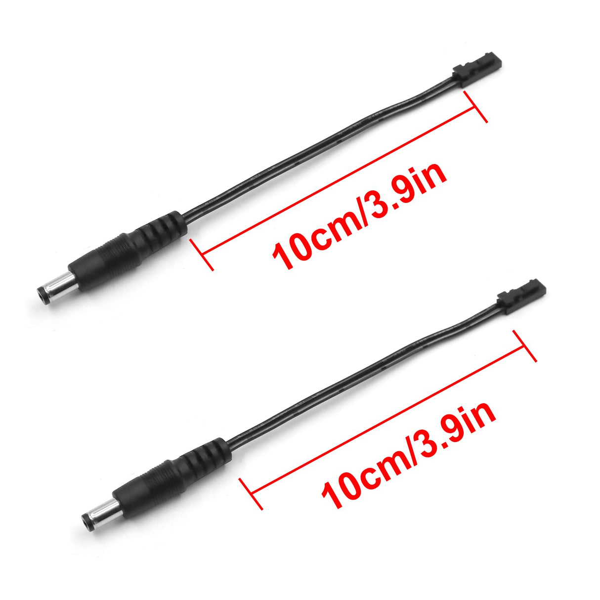 3 Pack 12V Adapter Cable Male Plug and JST 2 Pin Male Plug for Connection LED Driver and mutitype of Lights