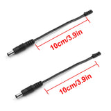 3 Pack 12V Adapter Cable Male Plug and JST 2 Pin Male Plug for Connection LED Driver and mutitype of Lights