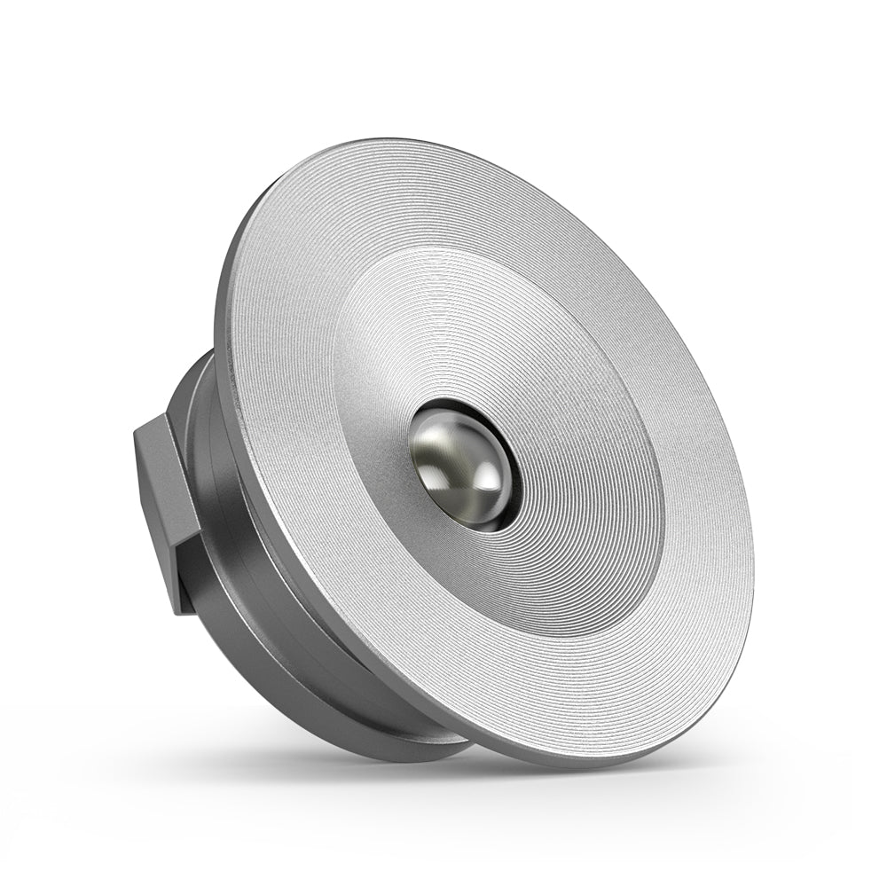 CB31 12V 1W 3000K Mini LED Puck Light Recessed Mounted Panel Light for Closet Bookshelf & Display Cabinet