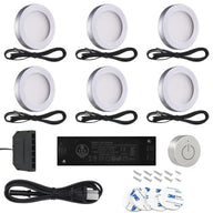 PL05 12V 1.8W LED Cabinet Light 3000K with Wireless Touch Sensor Switch for Bedroom Display Cabinet & Wine Cabinet