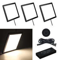 PL06 12V 3W Ultra Thin Surface Mounted Puck Light 4000K with Wireless Sensor Switch for Kitchen Living Room and Undercabinet