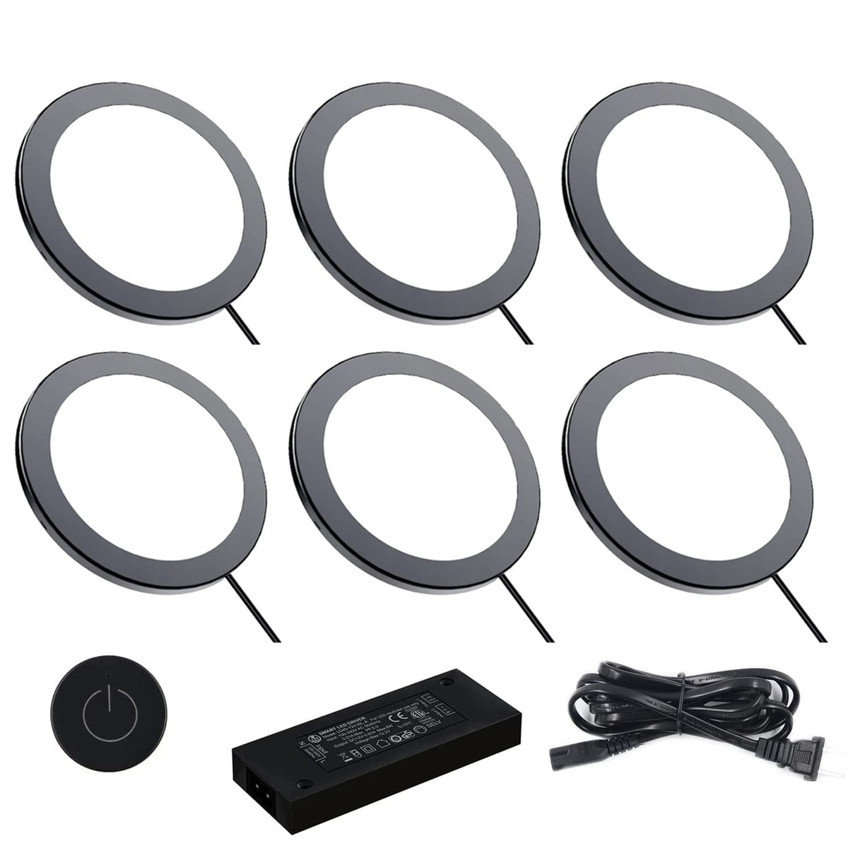 PL07 12V 3W LED Panel Light 4000K with Wireless Touch Sensor Switch fo ...