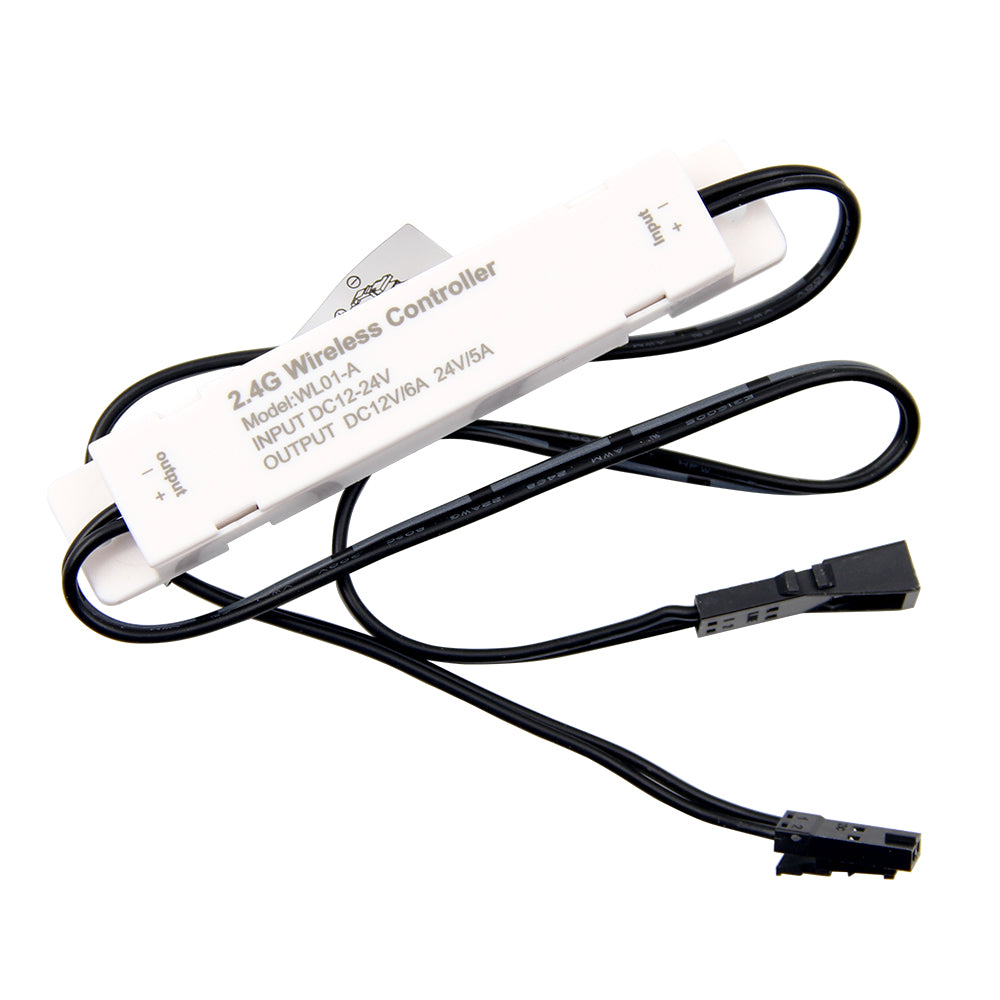 WL01-A Signal Receiver(2 Pin): Compatible with Wireless Sensor Switches for Controlling Single-Color Temperature Lights