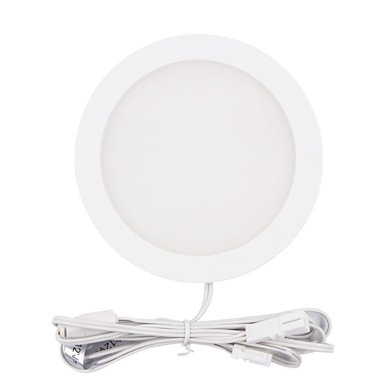 PL07 Under Cabinet Mini Panel Lighting 12V 2.5W Surface Mount Puck Light for Kitchen Van Truck Car Galley Downlight