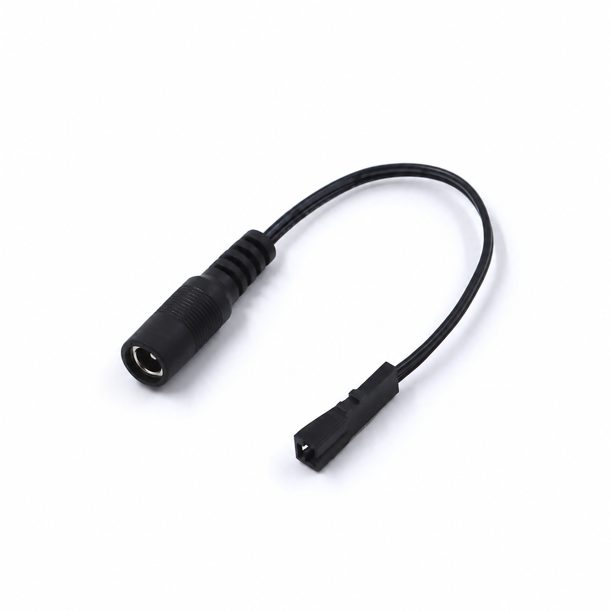 VST Black Adapter Cable 12V DC Female Plug and DC 12V JST 2 Pin L815 female Plug for Connection LED Strip Lights and LED Driver with DC plug(1 Pack)