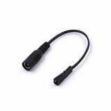 VST Black Adapter Cable 12V DC Female Plug and DC 12V JST 2 Pin L815 female Plug for Connection LED Strip Lights and LED Driver with DC plug(1 Pack)